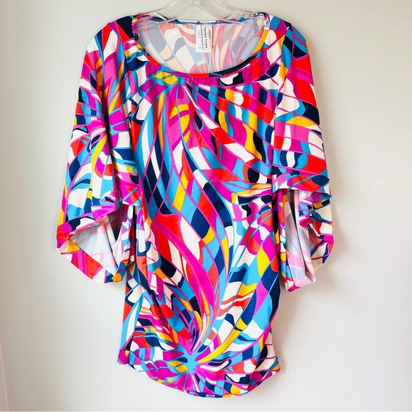 Trina Turk Swim and Spa Rio Colorful Mini Tunic - Picture 8 of 11